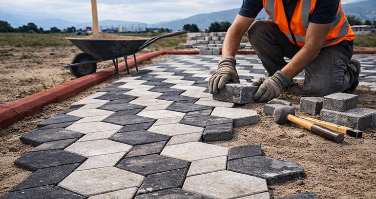 Bahçe Taşları ve Beton Duvar Uygulamaları